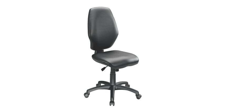 Silla de oficina sincronizada Soleio 2 simil cuero