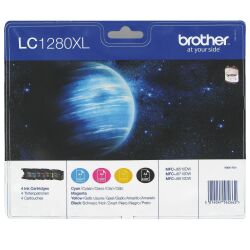 Brother LC1280XL Pack de 4 couleurs haute capacité