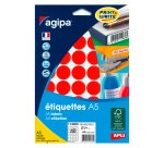 Pastille adhésive Ø 24 mm Agipa 11432 couleur - Boîte de 400