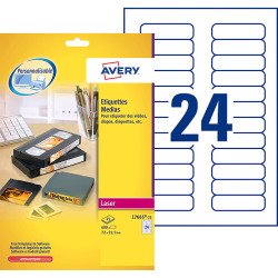 Pak van 600 etiketten Avery 72 x 21,2 mm voor numerieke cartridges L7665-25