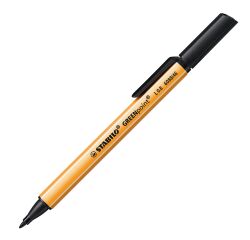 Feinschreiber Stabilo Greenpoint mit mittlerer Strichbreite 0,8 mm mit Schutzkappe