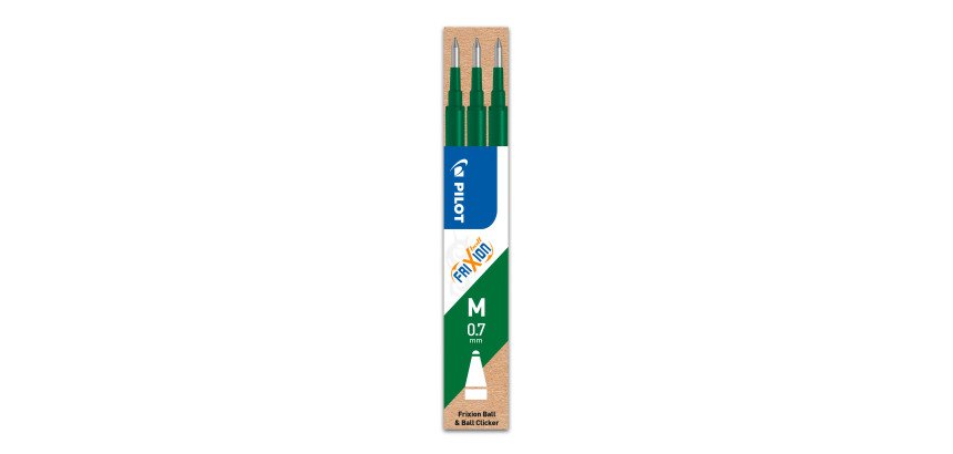 Recarga para Bolígrafo borrable Pilot FriXion Ball punta media 0,7 mm Bolsa de 3