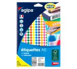 Pastille adhésive Ø 8 mm - pochette de 1764 gommettes