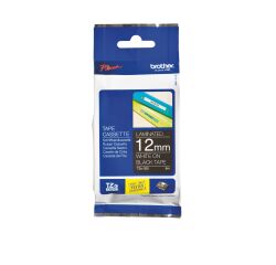 Cinta laminada TZe335  Brother Blanco - Negro