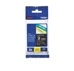 Cinta laminada TZe325  Brother  Blanco - Negro