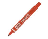 Marqueur permanent Pentel N50 Marker pointe ogive 4,3 mm rouge