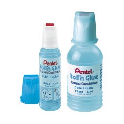 Lijm met rolapplicator Pentel Roll'n Glue - flesje van 30 ml