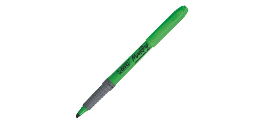 Surligneur Highlighter Grip Bic couleur