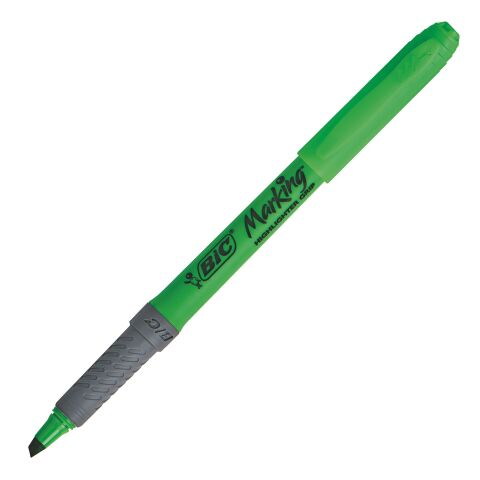 Subrayador Fluorescente Brightliner Bic verde