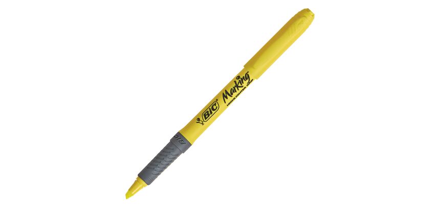 Surligneur Bic Highlighter Grip pointe fine 1,6 mm