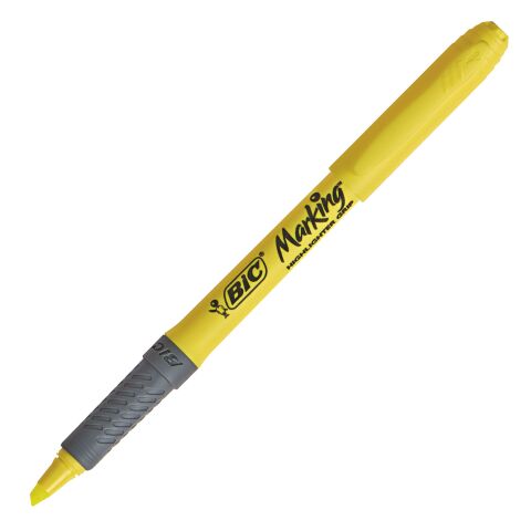 Subrayador Fluorescente Brightliner Bic amarillo