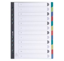 Set of dividers, 12 divisions, recycled polypropylene Forever