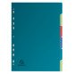 Separador A4 de polipropileno reciclado de colores Exacompta Forever 6 pestañas neutras multicolor