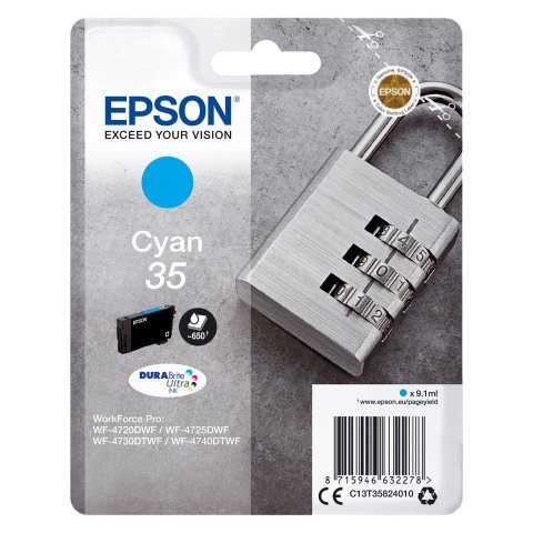 Epson 35 Cartucho original Cian (650 páginas)