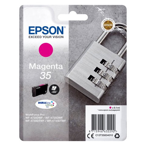 Epson 35 Cartucho originale Magenta (650 páginas)