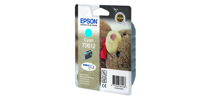 Cartouche Epson T061 couleurs séparées pour imprimante jet d'encre