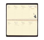 Agenda Quo Vadis Planital S Prestige semainier - année 2026 - 8,8 x 17 cm noir