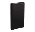 Agenda Quo Vadis Planital S Prestige semainier - année 2027 - 8,8 x 17 cm noir