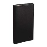 Agenda Quo Vadis Planital S Prestige semainier - année 2027 - 8,8 x 17 cm noir
