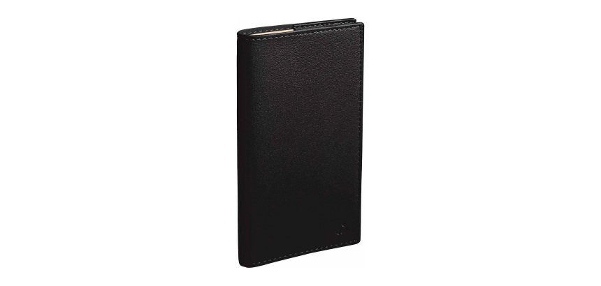Agenda Quo Vadis Planital S Prestige semainier - année 2027 - 8,8 x 17 cm noir