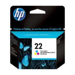 HP 22 cartucho original tricolor (130 páginas)