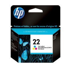 HP 22 cartucho original tricolor (130 páginas)
