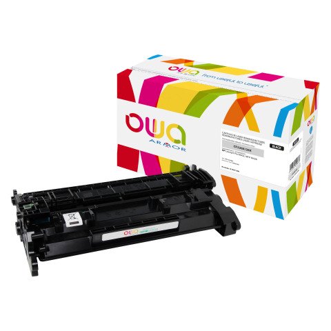 Tóner Owa compatible con HP 26X (CF226X) negro de alta capacidad (9000 páginas)