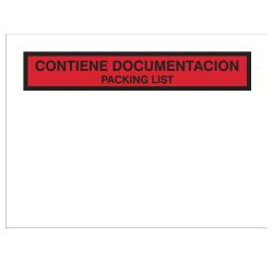 Bolsas-sobres autoadhesivos portadocumentos 175 x 132 mm - Caja de 250