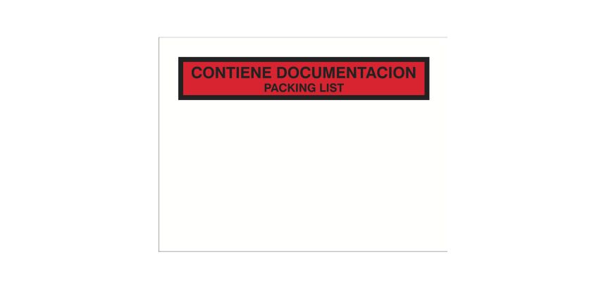 Bolsas-sobres autoadhesivos portadocumentos 175 x 132 mm - Caja de 250