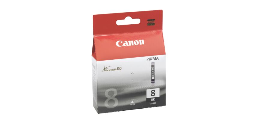 Cartouche Canon CLI-8BK noir pour imprimante jet d'encre