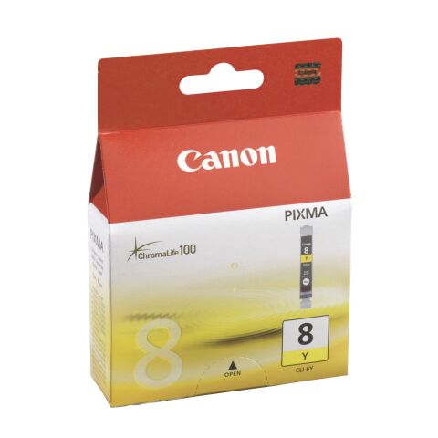 Canon CLI-8 cartucho original amarillo (490 páginas)