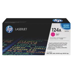 HP 124A (Q6003A) tóner original magenta de capacidad esándar (2000 páginas)