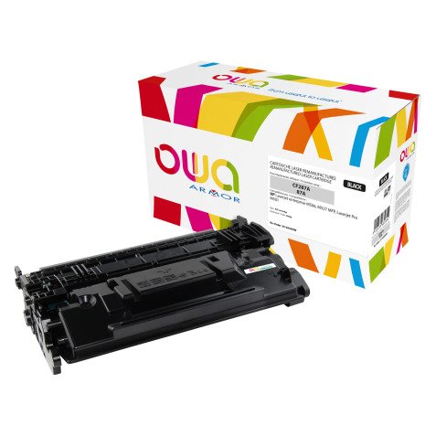 Tóner Owa compatible con HP 87A (CF287A) negro (9000 páginas)