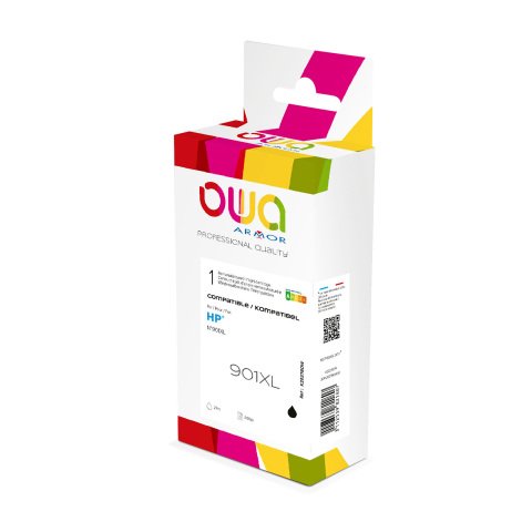 Cartucho Owa compatible con HP 901XL tricolor (920 páginas)