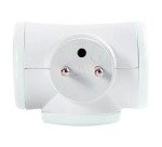 Multiprise triplite blanche Watt & Co