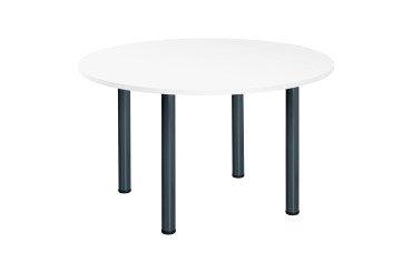 Meeting table with 4 metal tube legs Excellens