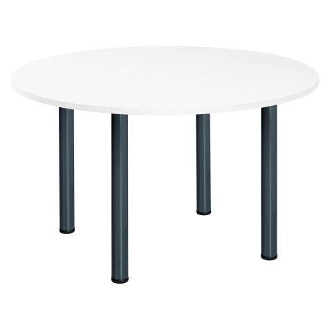 Meeting table with 4 metal tube legs Excellens