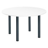 Table de réunion 4 piètements tube métal Excellens