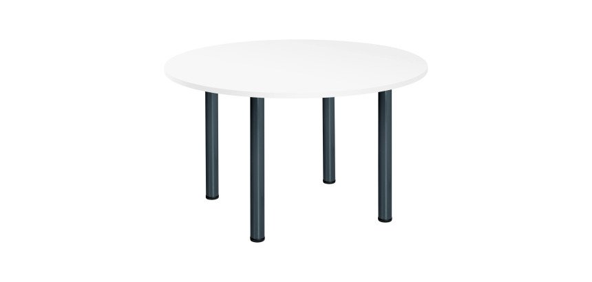 Table de réunion 4 piètements tube métal Excellens