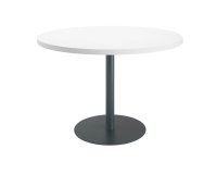 Mesa redonda Ø 120 cm Excellens Blanco base circular