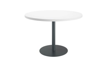 Mesa redonda Ø 120 cm Excellens Blanco base circular