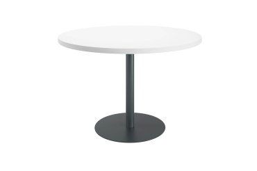 Mesa redonda Ø 120 cm Excellens Blanco base circular