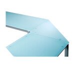 Angle de liaison aigue-marine L 80 x P 80 cm - Next