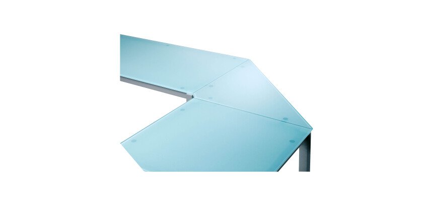 Angle de liaison aigue-marine L 80 x P 80 cm - Next