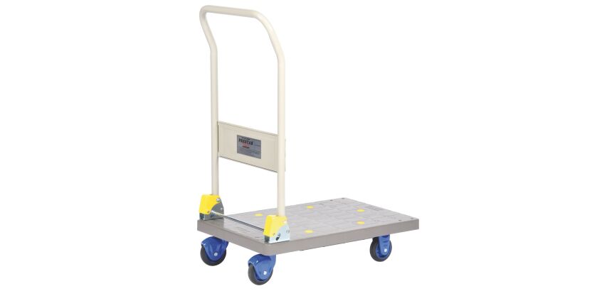 Chariot de manutention plateau polypropylène standard