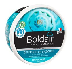 Désodorisant gel Boldair destructeur d'odeurs marine - pot de 300 g
