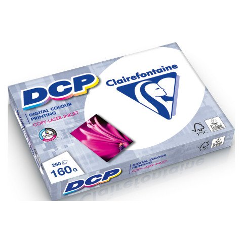 Papel blanco A4 160 g Clairefontaine Digital Color Printing - paquete de 250 hojas