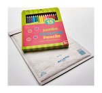 Pochette à bulles d'air kraft renforcé blanc 124 g Jovimail Plus 240 x 330 mm sans fenêtre - Carton de 100