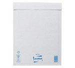 Pochette à bulles d'air kraft renforcé blanc 124 g Jovimail Plus 240 x 330 mm sans fenêtre - Carton de 100
