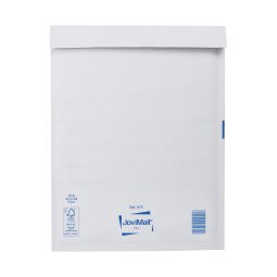 Verstärkte Briefumschläge mit Luftblasen ohne Fenster weiß 124 g Mail Lite Plus 270 x 360 mm - Schachtel von 100 